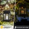 Outdoor Solar Candle Lanterns, Waterproof Hanging LED Lights for Yard and Pathway Decor